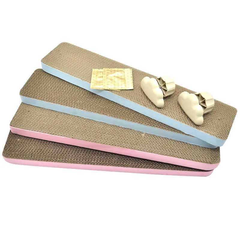 2 шт. Кот котенок рифленая доска для царапин скребок кровать коврик когти