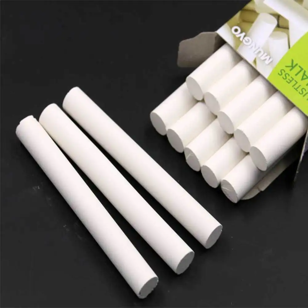 Распродажа 10 шт./упак. качество белый бесцветный брусок мела школьной доске офис