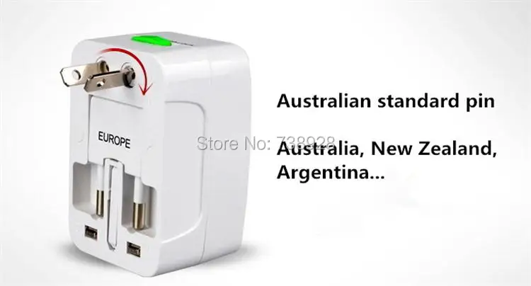 Универсальное мировое зарядное устройство Plug All-in-one дорожный адаптер переменного тока конвертер в США/Великобритании/Австралии/ЕС США в Евро путешествия розетки