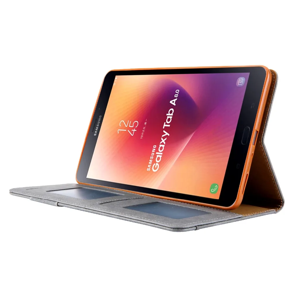 Для Samsung Galaxy Tab A 8 0 T385 чехол с откидной крышкой Folio слот для карт Магнитный книжка