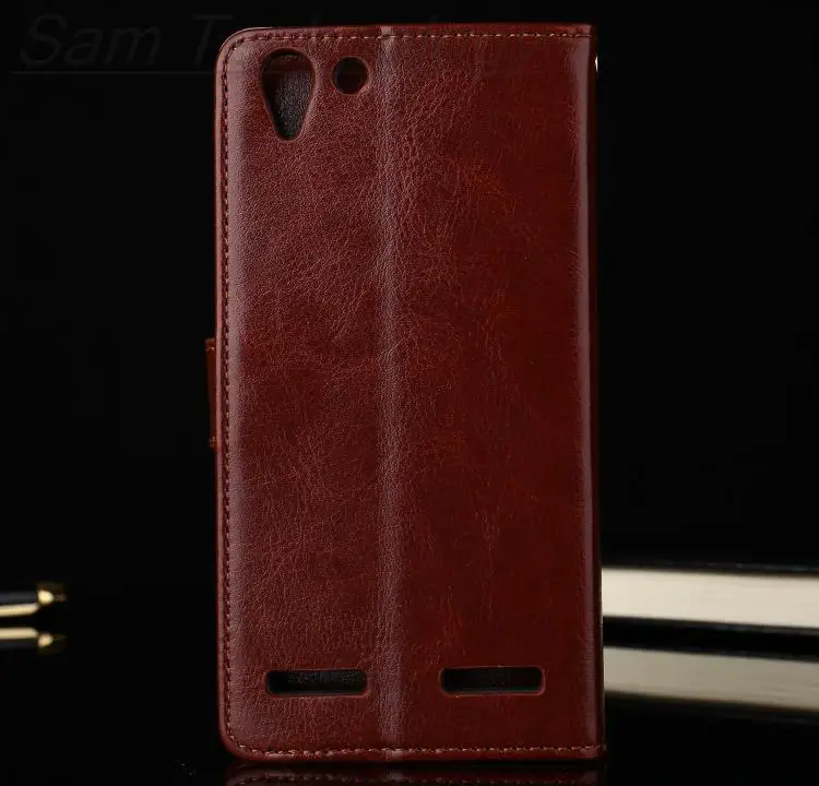 Чехол для Lenovo vibe k 5 кожаный флип-кейс Crazy horse lenovo k5 plus Роскошный чехол из