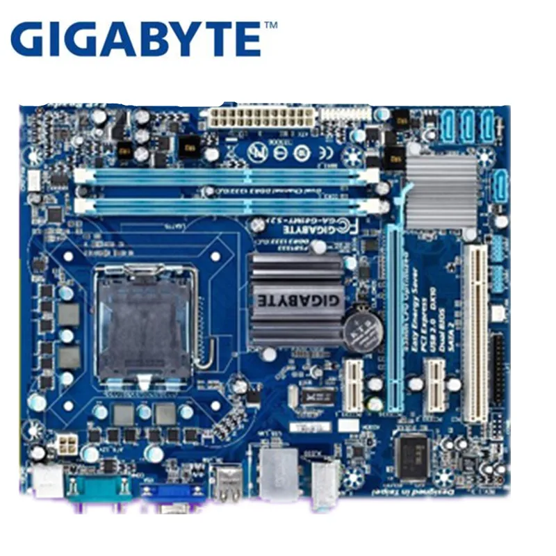 GIGABYTE GA G41MT ES2L настольная материнская плата G41 Socket LGA 775 для Core 2 DDR3 8G Micro ATX