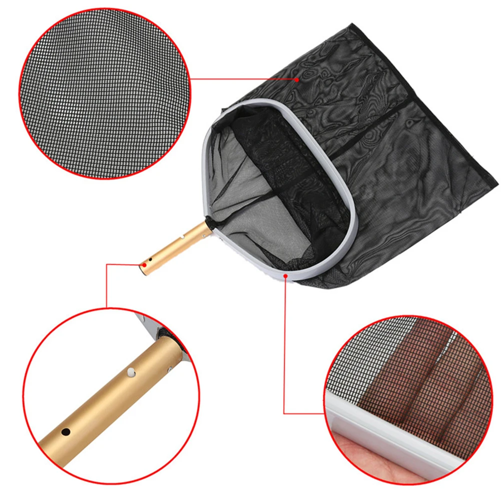 Тонкая сетка Легкий Прочный инструмент для спа бассейн сверхмощный черный лист