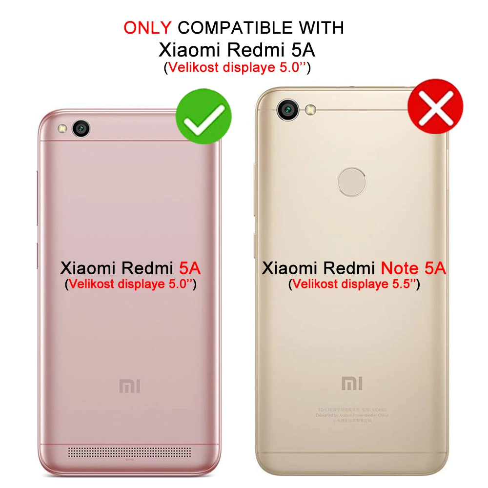 Магнитный Шелковый кожаный чехол-бумажник для Xiaomi Redmi 5A, мягкий силиконовый держатель для карт, флип-чехол для телефона Xiaomi Redmi 5A