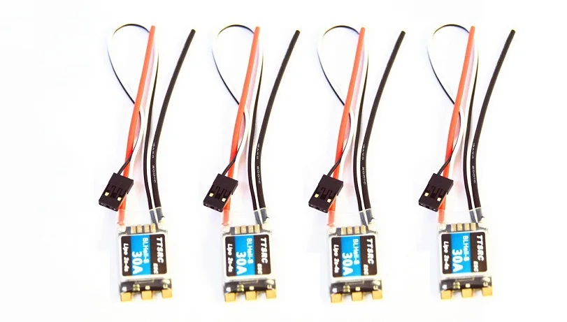 4 шт./RS2205 2300KV 2600KV бесщеточный двигатель + любимый FVT 20/30A S BLHeli_S 30a BLHELI 2 6S ESC для QAV