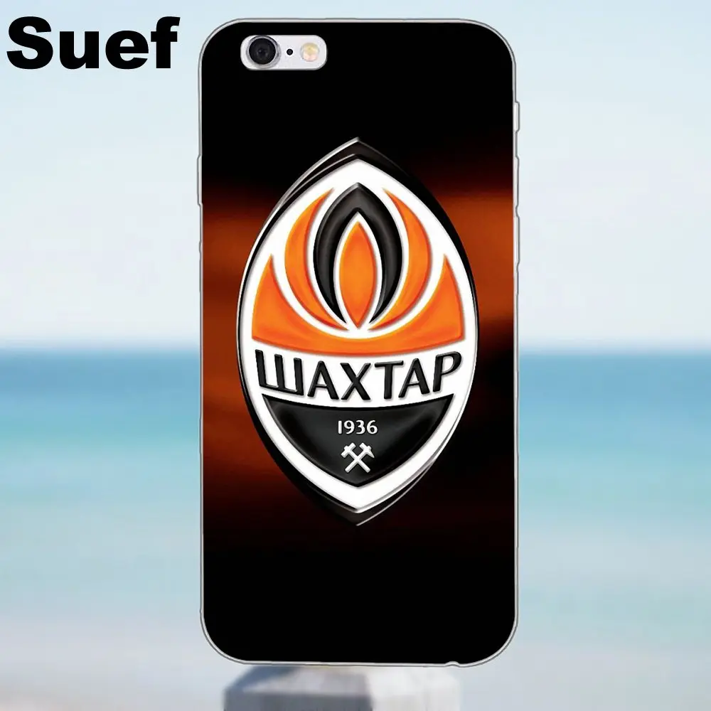 Суэф для iPhone X 4 4S 5 5S 5C SE 6 6 S 7 8 плюс samsung Galaxy J1 J3 J5 J7 A3 A5 мягкий чехол мобильного телефона Шахтер Fc - Цвет: as picture