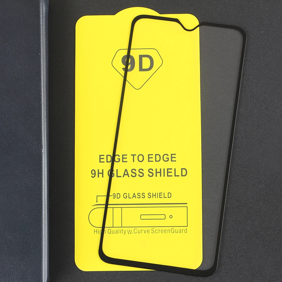 KLOVRRD 9D полное покрытие из закаленного стекла для OnePlus 6T клея Защитная клеящаяся