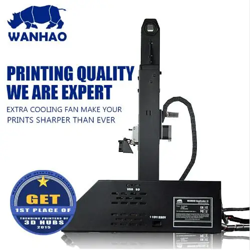 WANHAO Duplicator I3 V2.1. принтер печатающий &quotиз коробки&quot самый популярный в мире.