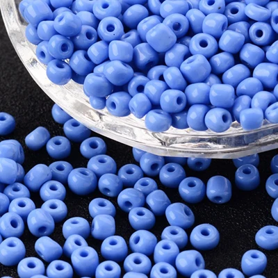 CornflowerBlue 100g 2 мм/3 мм/4 мм 6/0 8/0/12/0 свободные Стекло круглый микро крошечные ЮВАО бусины для изготовления ювелирных изделий браслет Цепочки и ожерелья серьги - Цвет: CornflowerBlue