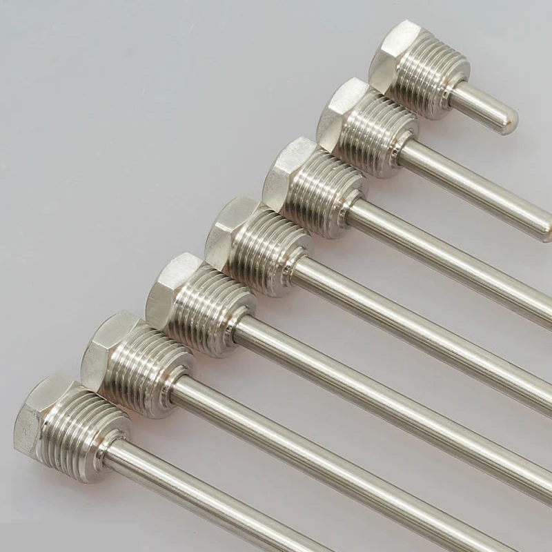 Thermowell 380 мм резьба 1/2 &quot(DN15) из нержавеющей стали 304 водонепроницаемый датчик