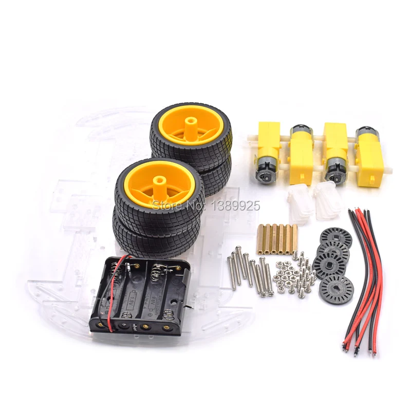 Наборы умных роботов автомобильных шасси 4WD с сильным магнитным датчиком