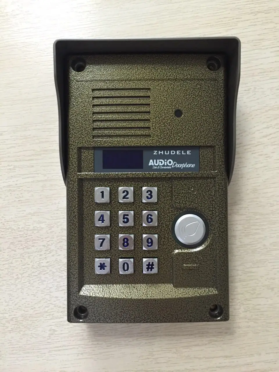 ZHUDELE роскошные Цифровые не-визуальные системы домофона/аудио телефон двери для