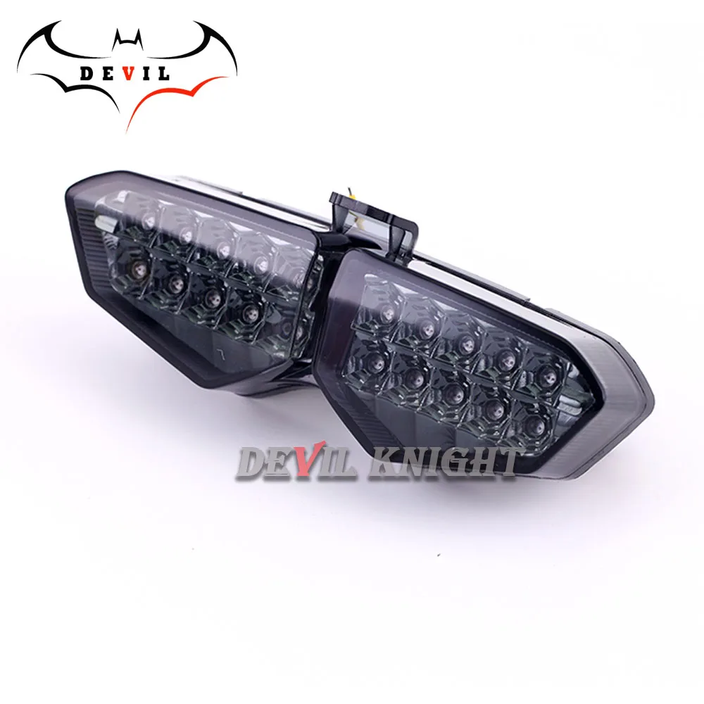 Smoke 2 Для Yamaha YZF R6 2003 2004 2005 задний светильник, сигнал поворота, встроенный светодиодный светильник, аксессуары для мотоциклов, мотоциклетный светильник - Цвет: Smoke 2
