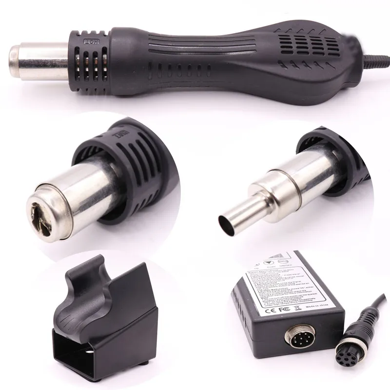 8858 110v220v rework solder station portable mobile phone repair hot air gun desoldering station led digital display heat gun free global shipping