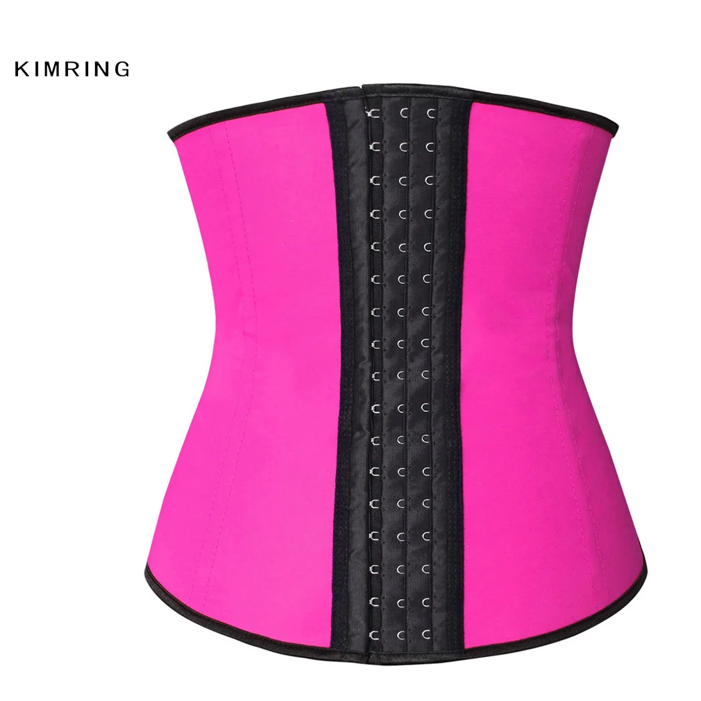 Kimring Steel Bones Underbust Corset Plus Size Latex Waist Cincher Bustiers and Women Shapewear Corselet | Женская одежда