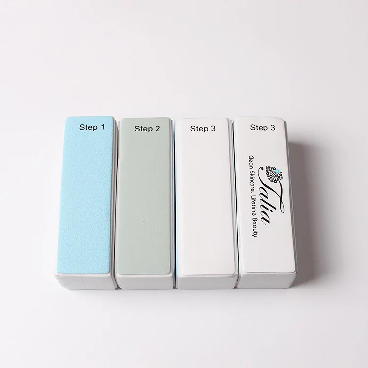 2 шт./лот 4 сторонние шлифовальные блестящие блоки буферы для ногтей Педикюр