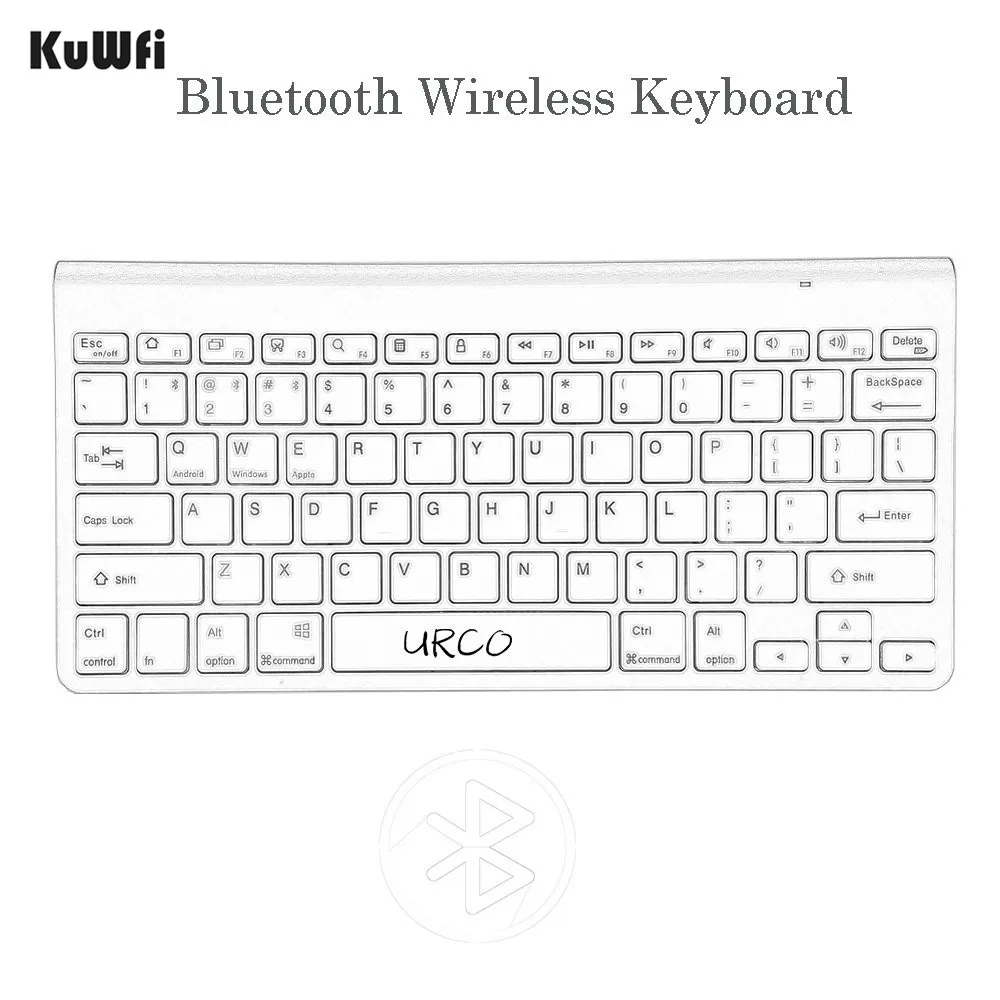 Беспроводная клавиатура KuWFi K1280 Bluetooth 3 0 URCO Ultraslim Портативная мультимедийная для