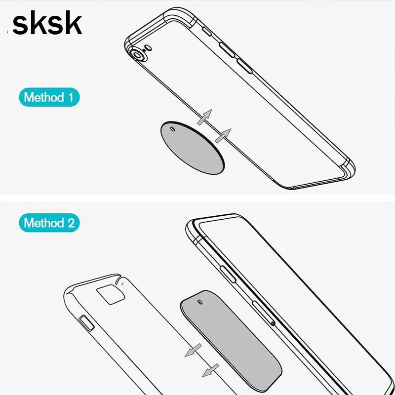 Металлические пластины SKSK с адгезивом для магнитной фотомагнитной детали iPhone8
