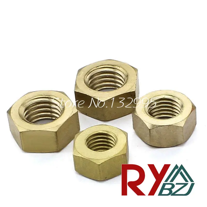 Латунная Шестигранная гайка латунная M2 5 Метрическая резьба|brass hex nut|hex nutnut m2 |