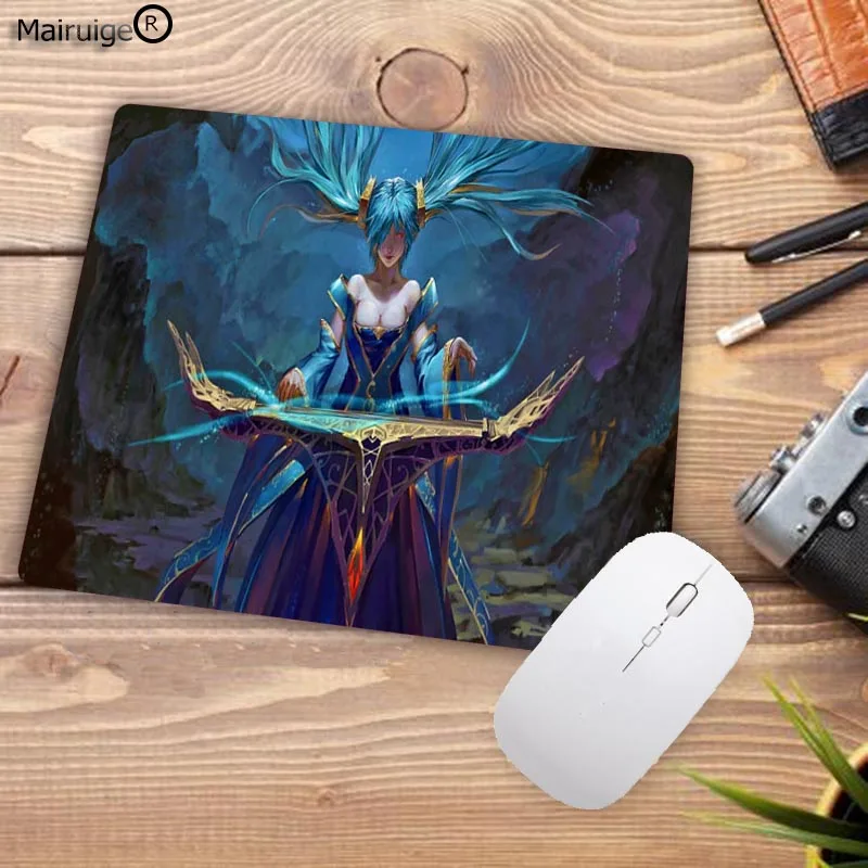 Mairuige 18x22 см резиновый коврик для мыши League of legends Уникальный Коврик мягкий большой