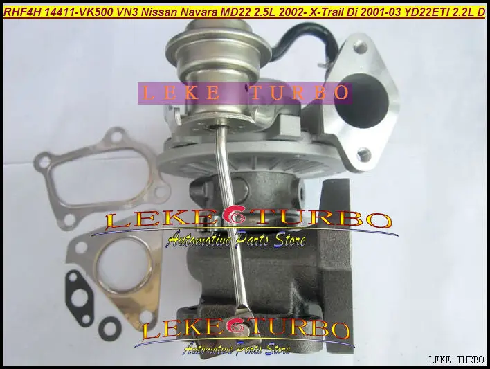 RHF4H 14411 VK500 VN3 VK50B 14411VK500 турбо для NISSAN Navara MD22 2.5L 2002 X Trail Di 2001 03 YD22ETI 2.2L|turbocharger