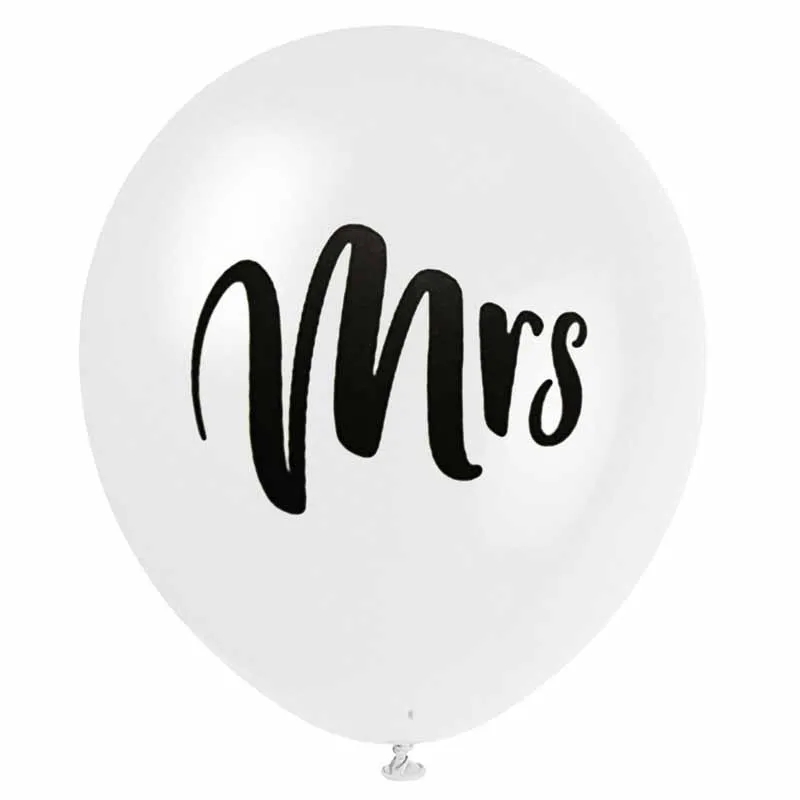 5 шт. девичник Mr Mrs Balloon вечерние девичники для свадьбы помолвки украшения