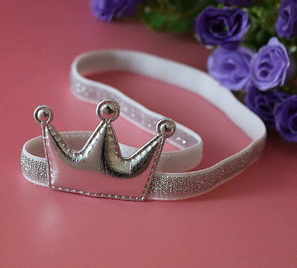 1 шт. золотистая/Серебристая блестящая корона со звездами Детские аксессуары для