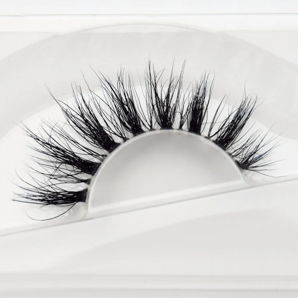 Норковые ресницы Visofree ручные средний объем прозрачная лента натуральные