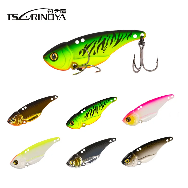 

TSURINOYA Full Metal VIB Bait 5g/7g/10g/15g Sinking Fishing Lures Vibration Isca Artificial Bait Pesca Leurre Souple Peche