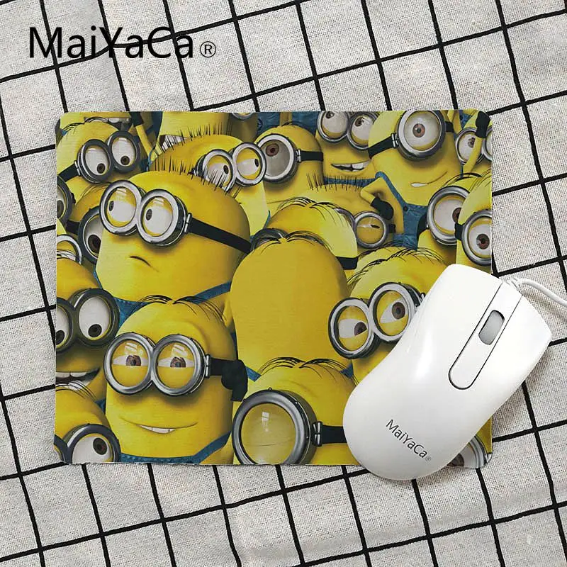 No Lock Edge25x29cm MaiYaCa Высокое качество Миньоны ноутбук компьютер коврик для мыши Размер для 18x22 см 25x29 см маленький коврик для мыши - Цвет: No Lock Edge25x29cm