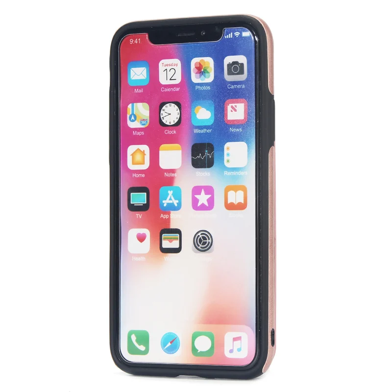 Для iPhone X 8 7 6 Plus модный кожаный чехол-бумажник Casae отделения для карт противоударный защитный тонкий Чехол премиум класса XR XS Max