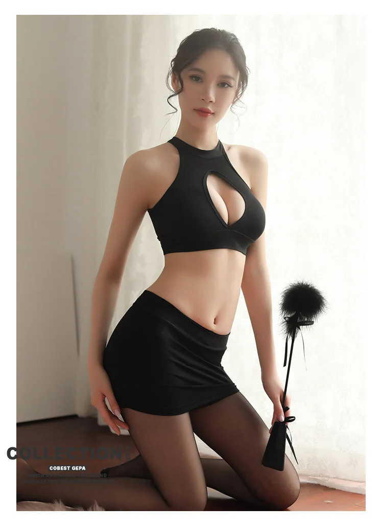 Yhotmeng, летняя Пижама, чистый цвет, майка, сексуальное ночное белье, 2 шт, нижнее белье для женщин, уникальный вырез, Пижама, женская ночная сорочка