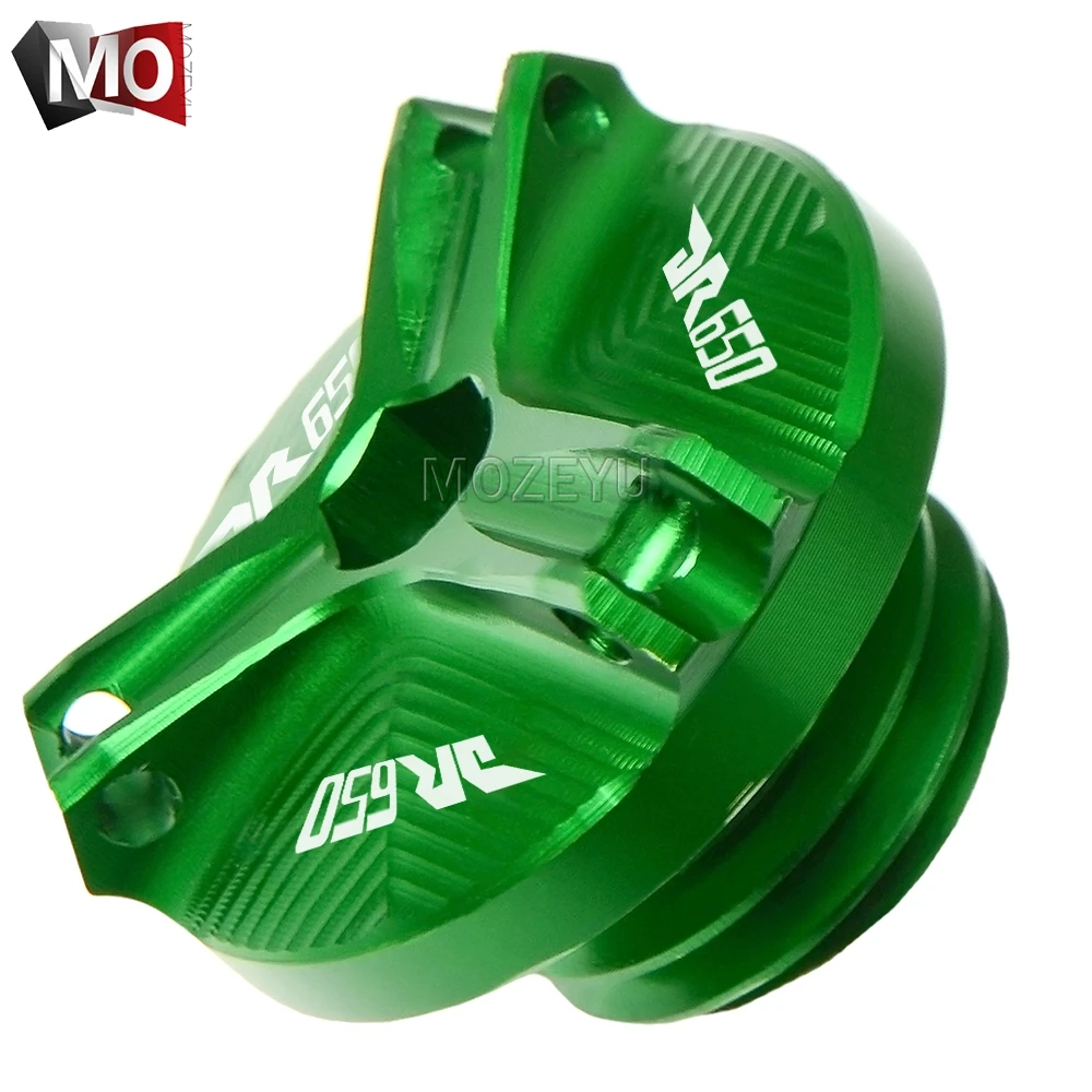 M20x2.5 Green M20* 2,5 мотоциклетные CNC Заготовка заглушка винт крышки двигателя для слива масла наполнитель Кепки гайка для Suzuki DR 650 DR650 S/SE 1994-2010 - Цвет: M20x2.5 Green