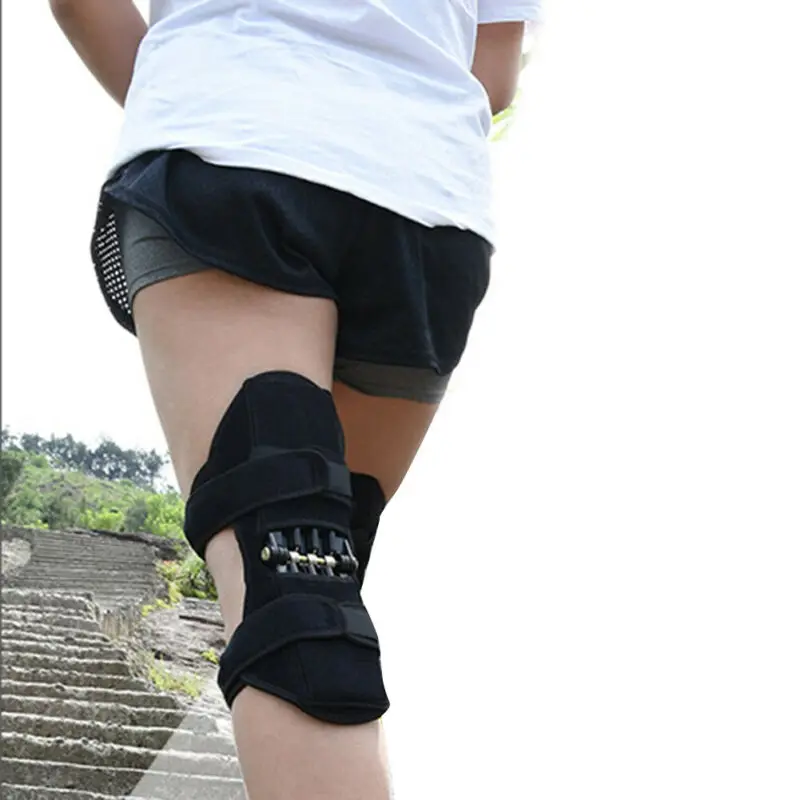 Joint Support Knee Pad Breathable Non-slip Lift Pain Relief For Knee Power Spring Force Stabilizer Knee booster For Sports Elder