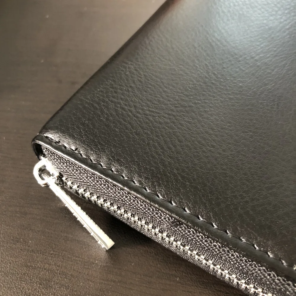 2019 Unisex Genuine Leather RFID Wallet Men Women Clutch Purse Note Compartment Card Holder Pocket for Cell Phone Passcard | Багаж и сумки