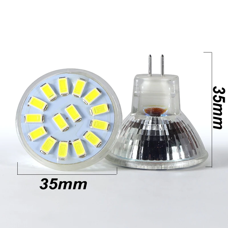 Joneaz 1X ampoule светодиодный прожектор лампа MR11 4 Вт Ac Dc 12 24 вольт smd 5730 15 светодиодов 450