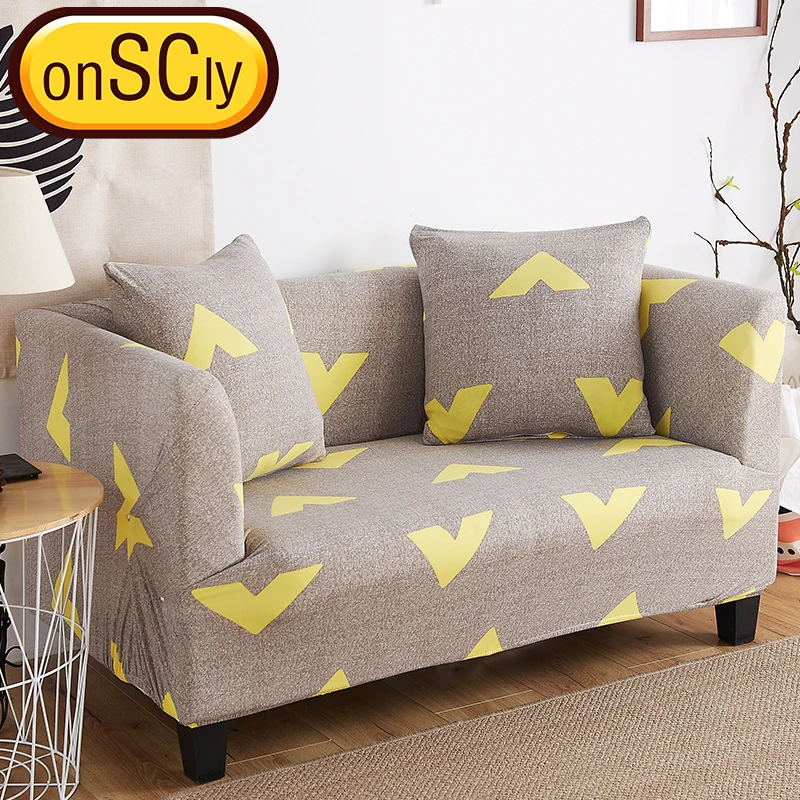 Простые линии протектор чехол на диван Slipcover мебель диване Крышка для дивана Чехлы для гостиной угловой диван крышка эластичный - Цвет: 13