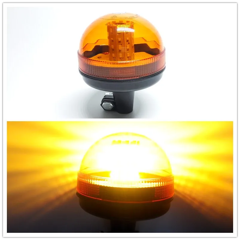 1X CAR Motorcycle Emergency LED Strobe Light Amber Beacon Hazard Warning Safe Flash Lights Plus Coaster 5730 40SMD 12-24V 15W | Автомобили