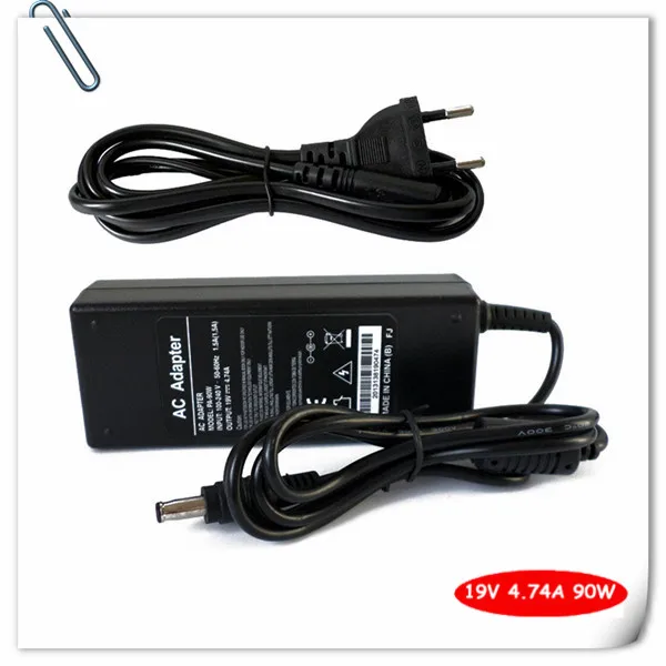 

90W AC Adapter Power Supply Cord for Samsung RC410 RC420 RC510 RC512 RC518 RC520 RC530 Notebook PC Laptop Battery Charger Plug