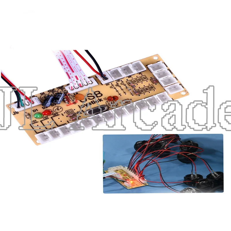 2 плеер прозрачный без светодиодный аркадный комплект DIY Нулевая задержка USB
