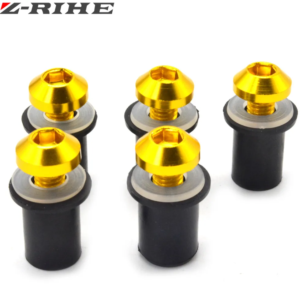 5 шт. мотоциклетная M5 ветровая панель болт винтовая шайба гайки набор креплений