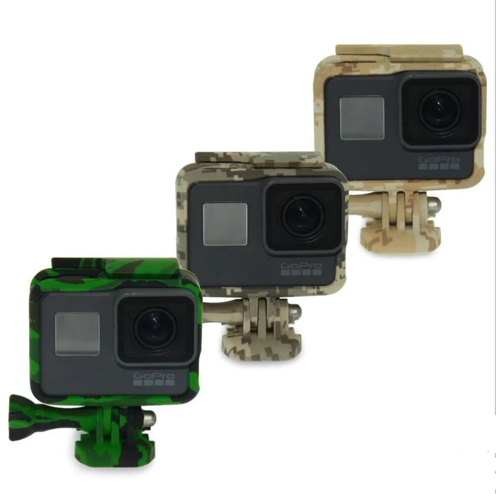 LANBEIKA для Gopro Камуфляжный цвет стандартная рамка защитный корпус чехол GoPro Hero 7