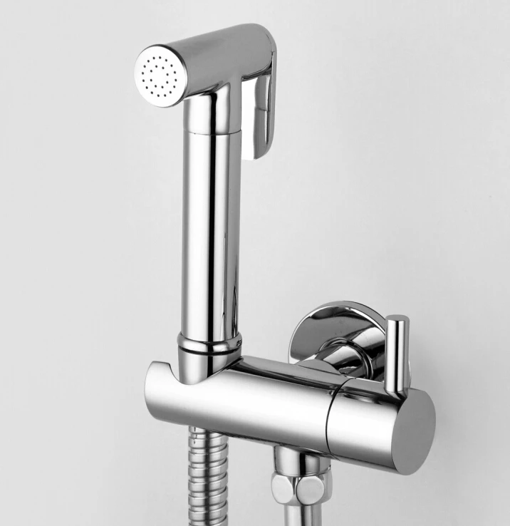 

Brass Women Hand held Bidet Shower set Toilet Jet Cleaner Portable High Pressure Shower Head with 1.5m hose BD077