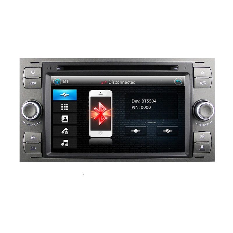 2 Din 7 Дюймов В Тире Wince Автомобильный DVD Плеер Для Ford/Mondeo/Focus/Transit/C-MAX с 3 Г GPS