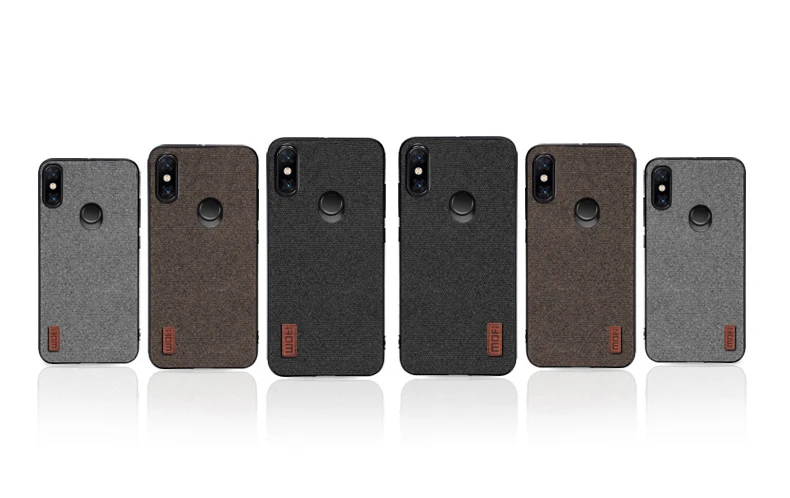 Чехол для mi x 3, чехол MOFI для Xiaomi mi x 3, задний тканевый чехол для mi x 3, мягкий ТПУ чехол с краями, полный Чехол, матовый деловой чехол 6,39''