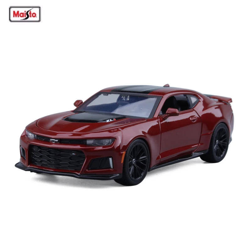 Maisto 1:24 Camaro ZL1 спортивный автомобиль литая под давлением модель красный автомобиль игрушка для детей подарки игрушки новинка в коробке
