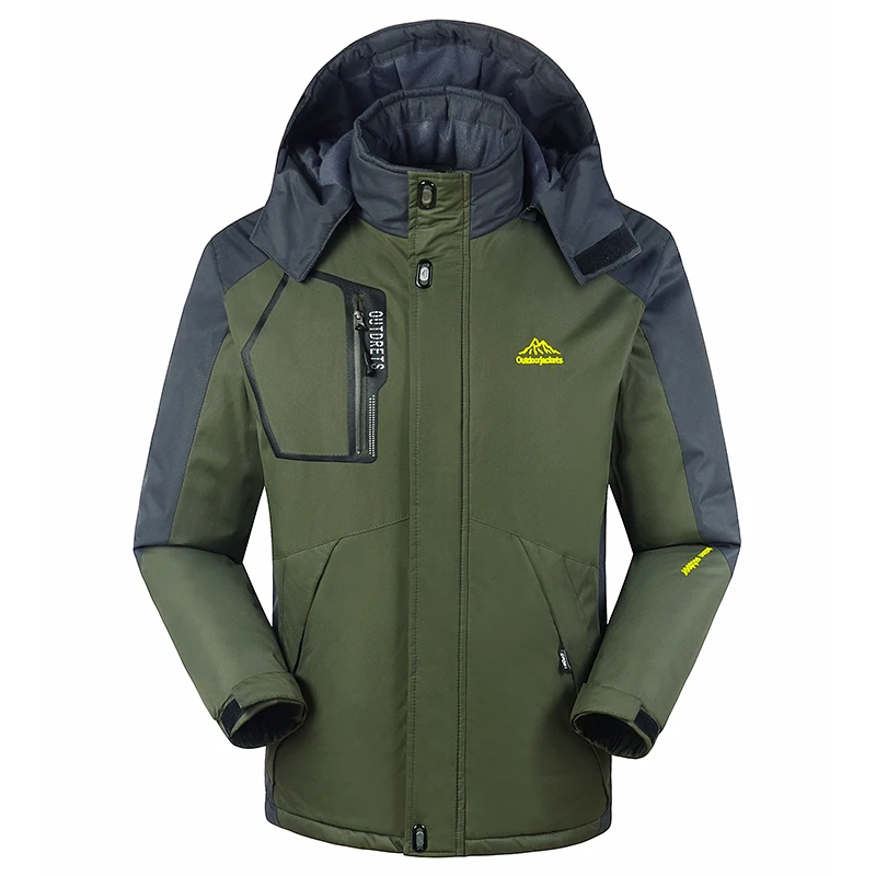 Мужская зимняя ветрозащитная куртка теплая парка модель 2019 года|men winter jacket|jacket men