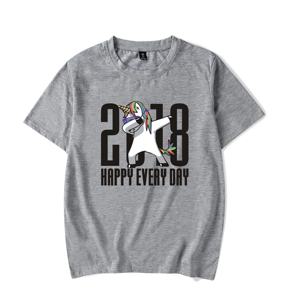 2018 Веселая Повседневная футболка с короткими рукавами животными мужские/женские