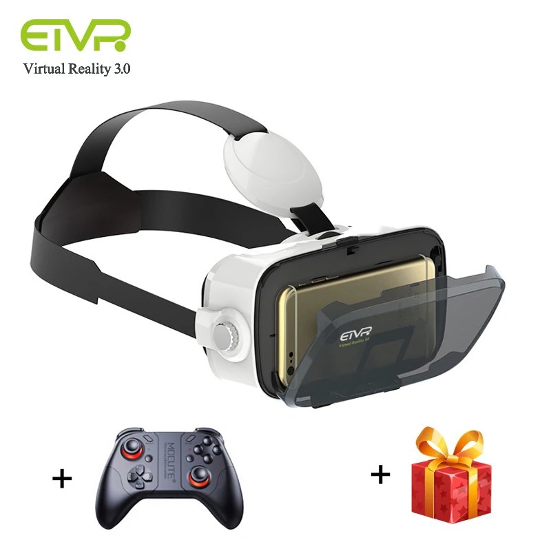 ETVR Z4 мини очки виртуальной реальности 3D Google Cardboard погружения шлем VR коробка для 4 5