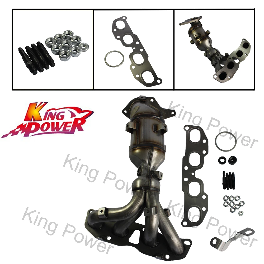 KP Бесплатная доставка НОВЫЙ Выпускной коллектор с каталитическим